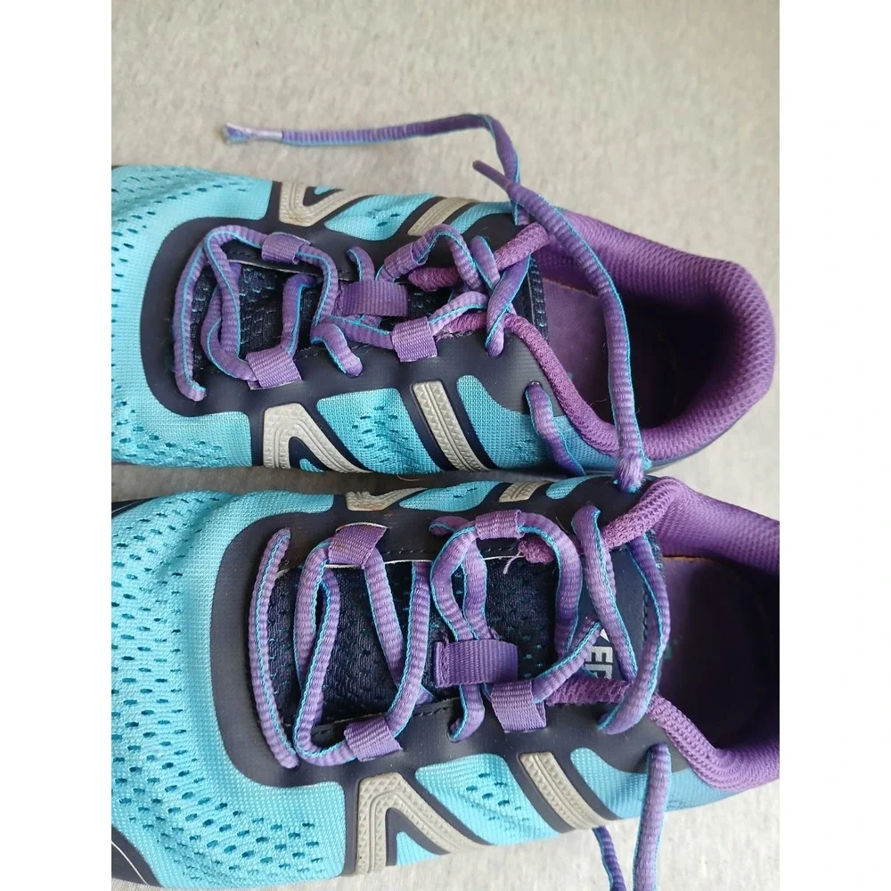 Xero Shoes Womens 8 Zero Drop Lace Up Comfort Casual Walking Blue Purple